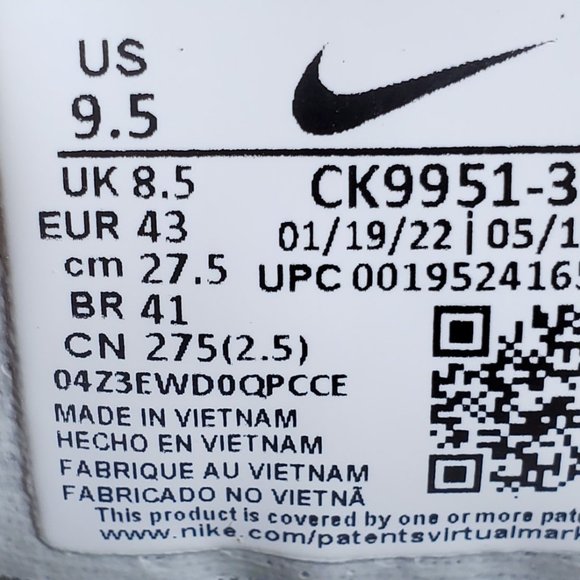 Nike React SFB Carbon Mid Wide Men's US Size 9.5 green Boots CK9951-330 NEW - Picture 7 of 7